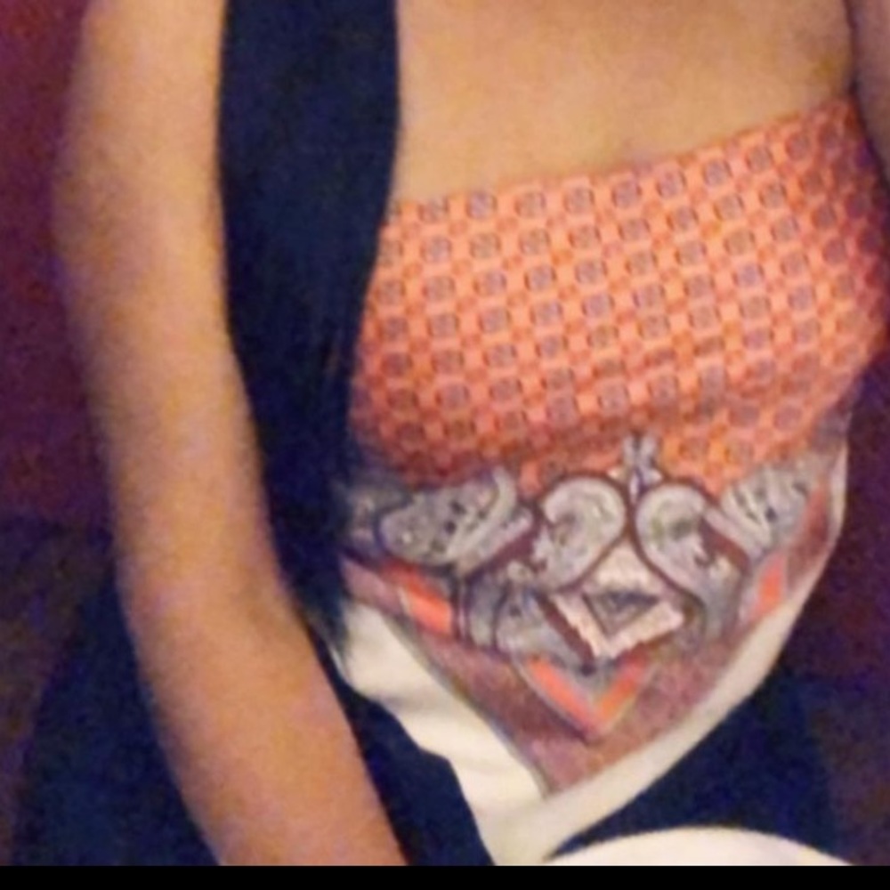 Zara scarf top. Adjustable in the back